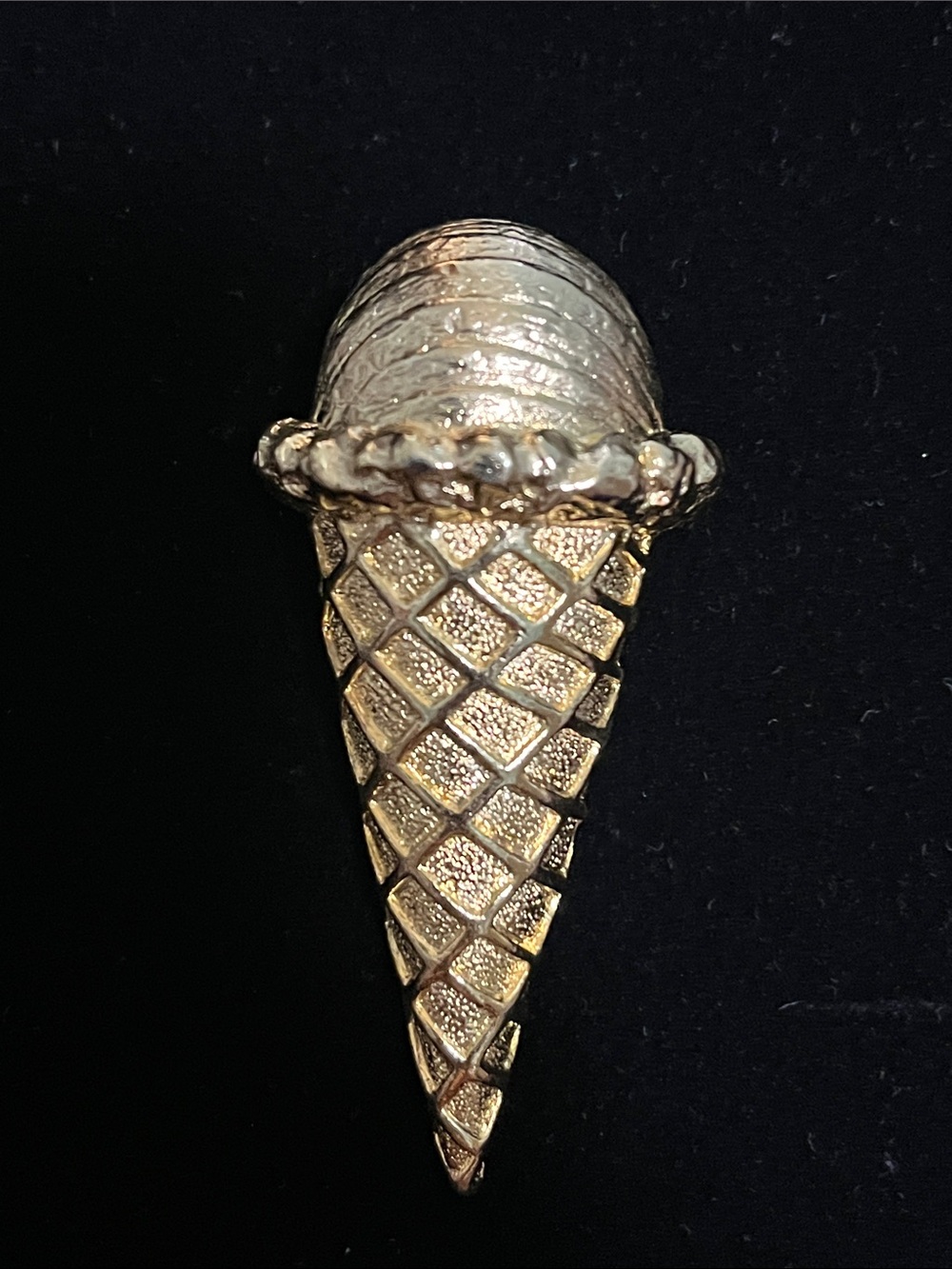 Ice Cream Cone Brooch